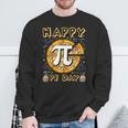 Happy Pi Day Pie Day Pizza Mathematics Pi Symbol Sweatshirt Gifts for Old Men