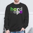 Hard Nope Aroace Pride Lgbtq Lgbt Aro Ace Aromantic Asexual Sweatshirt Gifts for Old Men