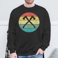 Hatchetman Retro Vintage Axe Thrower Throwing Sweatshirt Gifts for Old Men