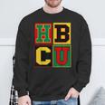 Hbcu Block Letters Grads Alumni African American Sweatshirt Gifts for Old Men