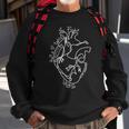 A Heart Warrior Chd Awareness Congenital Disease Hlhs Sweatshirt Gifts for Old Men