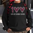 Hearts 100 Days Of Loving School 100Th Day Of School Teacher Sweatshirt Gifts for Old Men