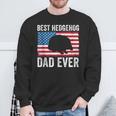 Hedgehog Dad American Flag Hedgehog Lovers Owners Men Sweatshirt Gifts for Old Men