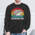 Hedgehog Dad Retro Hedgehog Lover Hedgehog Boy Hedgehogs Sweatshirt Gifts for Old Men