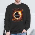 Hello Darkness My Old Friend Pink Solar Eclipse April Sweatshirt Gifts for Old Men