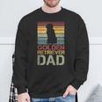 Herren Golden Retriever Dad Papaintage Hund Hunde Pfote Sweatshirt Geschenke für alte Männer