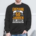 Herren Goldhochzeit Deko Hochzeitstag Jubiläum Ehemann Hochzeit Sweatshirt Geschenke für alte Männer