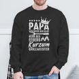 Herren Papa Wächter Der Glut Herr Des Feuers Kurzum Grillmeister Sweatshirt Geschenke für alte Männer