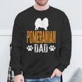 Herren Pomeranian Dad Geschenk Hund Papa Pommeratertag Geschenk Sweatshirt Geschenke für alte Männer