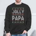 Herren Winterferien X-Mas Santa Jolly Papa Hässliche Weihnachten Sweatshirt Geschenke für alte Männer