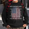 Hey Snowflake You Are Not Special America Flag Sweatshirt Gifts for Old Men