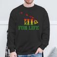 Hi For Life Hawaii Reggae Music Hawaiian Rastafari Rasta Sweatshirt Gifts for Old Men