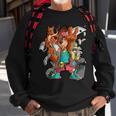 Hip Hop Teddy Bear With Squirrel Adult Sweatshirt Gifts for Old Men