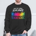 Hoch Die Hände Schlager Weekend Schlager Party Night S Sweatshirt Geschenke für alte Männer