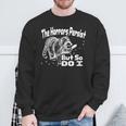 The Horrors Persist But So Do I Humor Mental Health Sweatshirt Gifts for Old Men