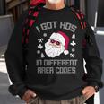 I Got Hos In Different Area Codes Christmas Santa Snow Sweatshirt Gifts for Old Men