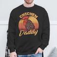 Huhn Hintern Lustige Huhn Papa Geschenke Für Geflügelzüchter Sweatshirt Geschenke für alte Männer