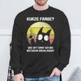 Humour Cat Slogan Vintage Cynic Cats Sweatshirt Geschenke für alte Männer