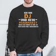 Ich Bin Dj Und Kein Frauenarzt Tontechniker Sweatshirt Geschenke für alte Männer