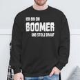 Ich Bin Ein Boomer Und Stolz Drauf Sweatshirt Geschenke für alte Männer