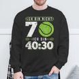 Ich Bin Nicht 70 Jahre Tennis 70Th Birthday Sweatshirt Geschenke für alte Männer