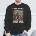 Ich Bin In Rente Jede Stunde Ist Happy Hour Sweatshirt Geschenke für alte Männer