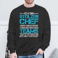 Ich Bin Stolzer Chef Einer Fantastischen Teams Sweatshirt Geschenke für alte Männer