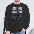 Ich Liebe Es Wenn Meine Frau Mich Zocken Lässt Gamer S Sweatshirt Geschenke für alte Männer