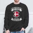 Ich Muss Nur Nach Denmark Sweatshirt Geschenke für alte Männer