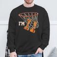 I'm 11 Basketball Theme Birthday Party Celebration 11Th Sweatshirt Gifts for Old Men