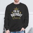 I'm The Birthday Queen Matching Birthday Party Cool Couples Sweatshirt Gifts for Old Men