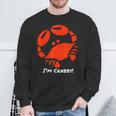 I'm Crabby Crab Pajama Sweatshirt Gifts for Old Men