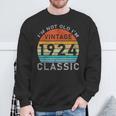 I'm Not Old I'm Classic Vintage 1924 100St Birthday Sweatshirt Gifts for Old Men