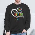 I'm A Proud Autism Grammy Love Heart Autism Awareness Puzzle Sweatshirt Gifts for Old Men