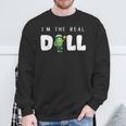 I'm The Real Dill Pickleball Paddleball Sweatshirt Gifts for Old Men