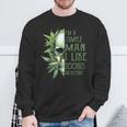 I'm A Simple Man I Like Doobies And Boobies Skull Weed Sweatshirt Gifts for Old Men