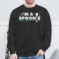 I'm A Spoonie Graphic Spoons Fibromyalgia Sweatshirt Gifts for Old Men