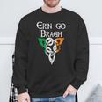 Ireland Celtic Trinity Knot Triquetra Irish Erin Go Bragh Sweatshirt Gifts for Old Men