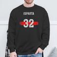 Isparta-Themen Sweatshirt, Nummer 32 Design, Schwarz Geschenke für alte Männer