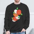 Italian Caprese Salad Tomato Basil Mozzarella Foo Sweatshirt Geschenke für alte Männer