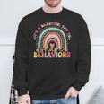 Its A Beautiful Day To Shape Behaviors Autism Awareness Sweatshirt Gifts for Old Men