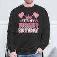 It's My Husband's Birthday Celebration Sweatshirt Gifts for Old Men