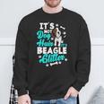 It's Not Dog Hair It's Beagle Glitter Beagle Owner Sweatshirt Gifts for Old Men