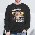It's The Most Wonderful Time For A Beer Santa Xmas Sweatshirt Gifts for Old Men
