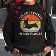 I've Got Friends In Low Places Dachshund Wiener Dog Sweatshirt Gifts for Old Men