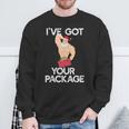 I've Got Your Package Sexy Santa Claus Meme Sweatshirt Gifts for Old Men