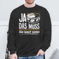 Ja Das Muss So Laut Drumkit Drum Sweatshirt Geschenke für alte Männer