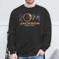 Jackson Total Solar Eclipse 2024 Sweatshirt Gifts for Old Men