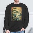 Japanische Holzschnittkunst Sweatshirt Geschenke für alte Männer