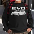 Jdm Car Evo 8 Wicked White Rs Turbo 4G63 Sweatshirt Gifts for Old Men